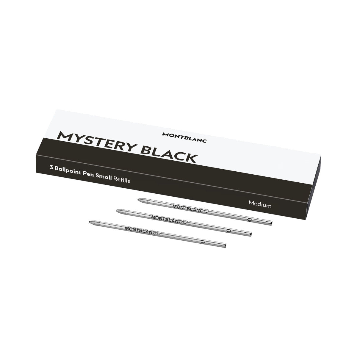 3 recharges pour stylo bille petit modele Mystery Black