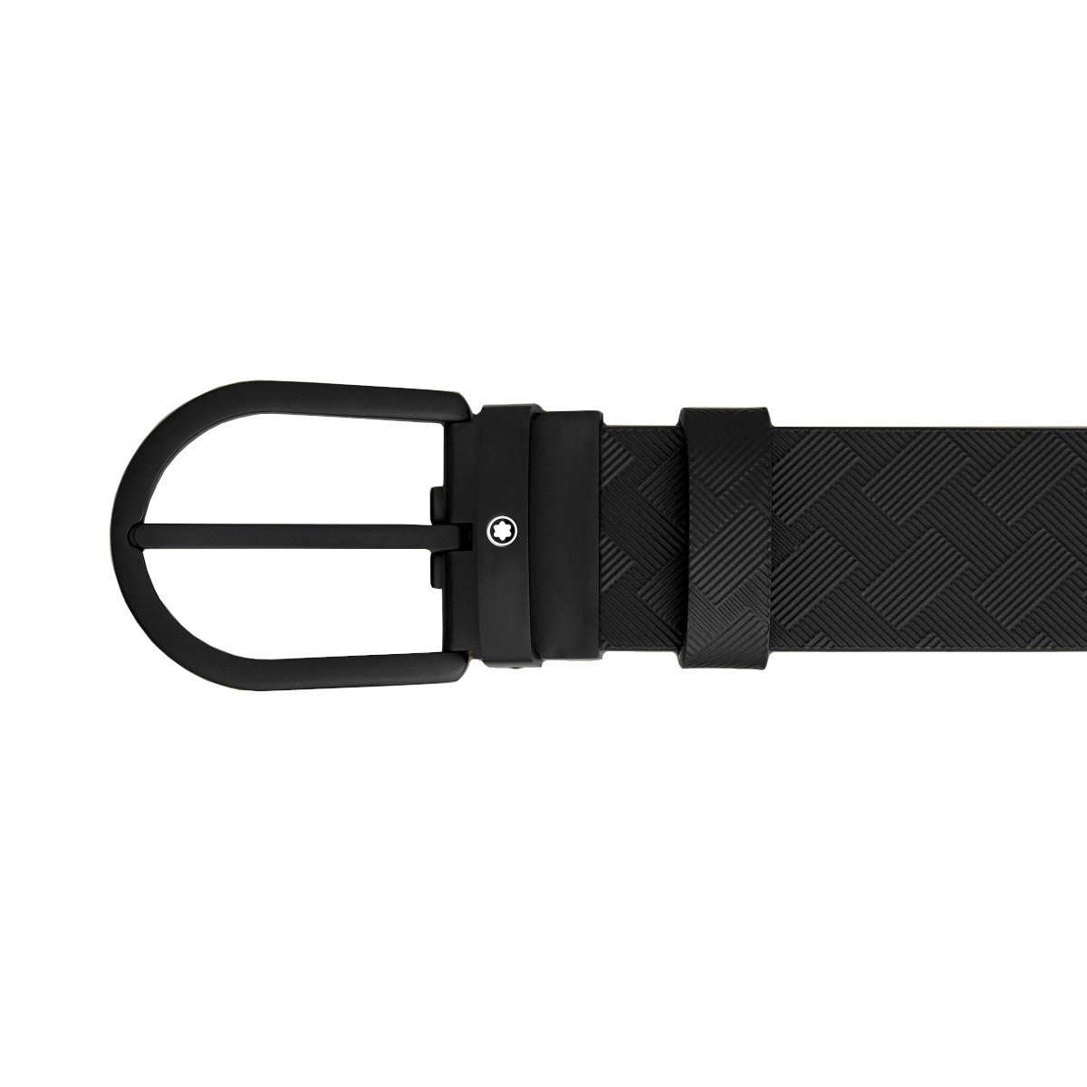 Montblanc Ceinture Montblanc 35 mm en cuir noir