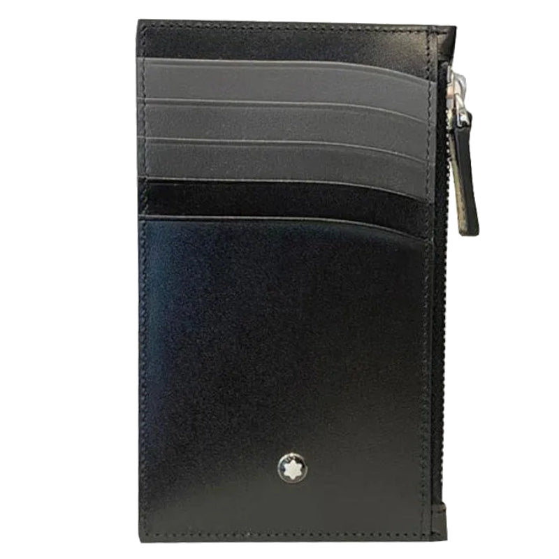 Porte-cartes Montblanc Meisterstück Noir/Gris 5cc avec Zip