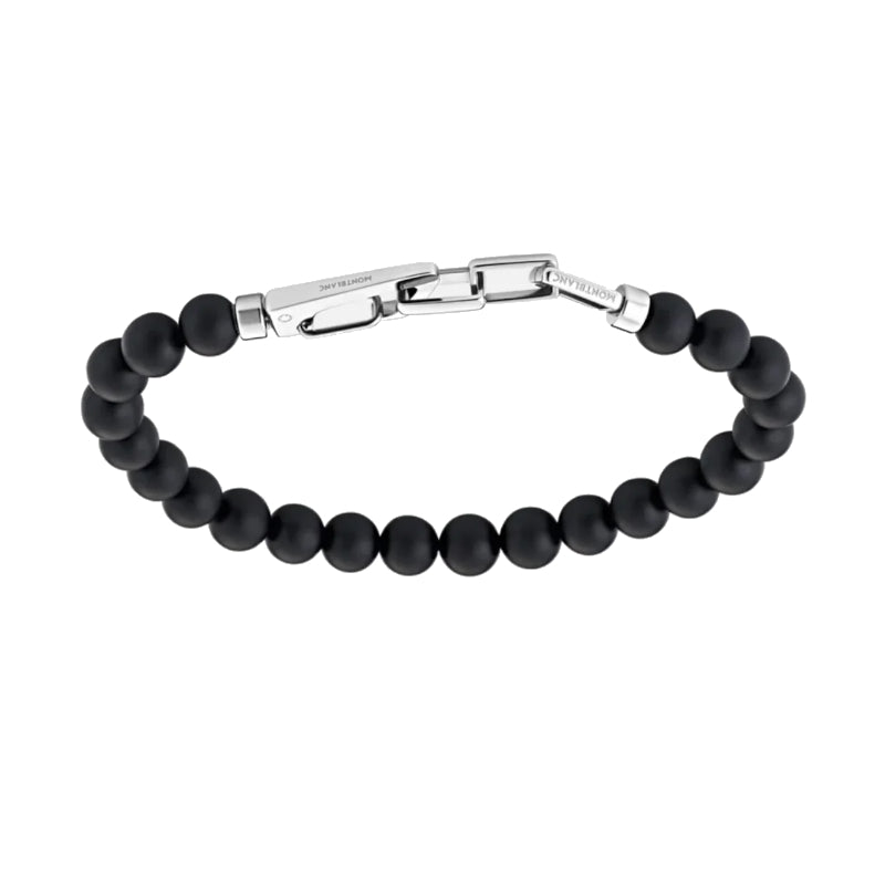 Bracelet homme Wrap Me en perle d'onyx