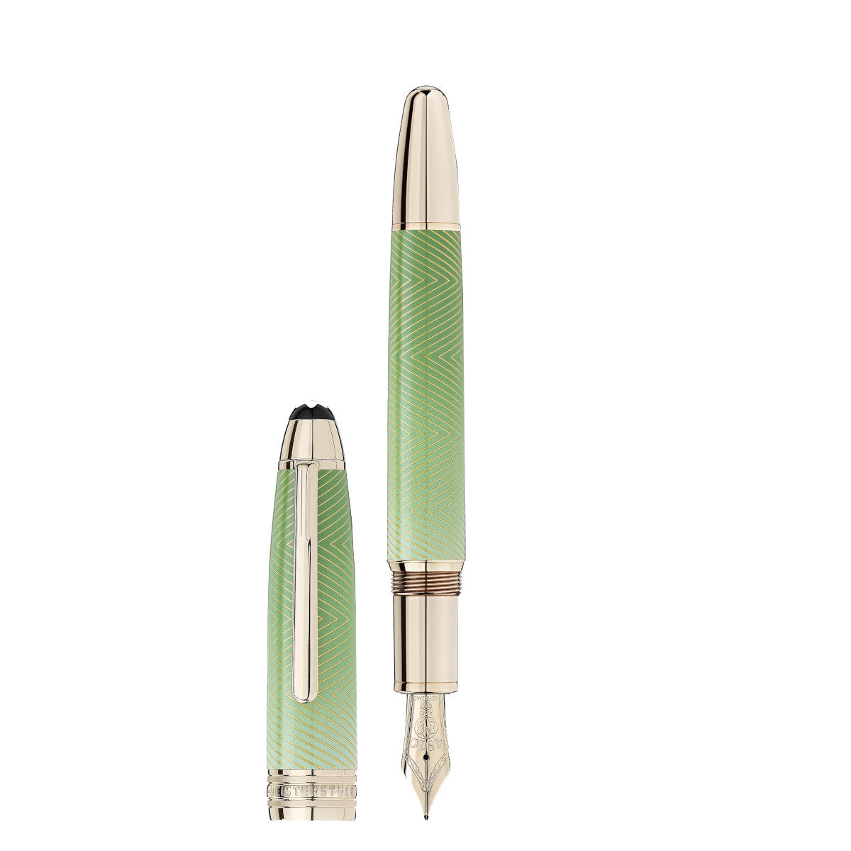 Stylo plume Meisterstück Calligraphy Solitaire Celadon Dégradé