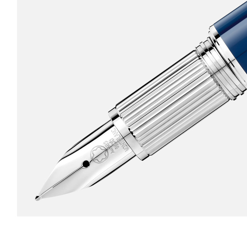 Stylo plume Montblanc StarWalker Blue Planet en résine précieuse