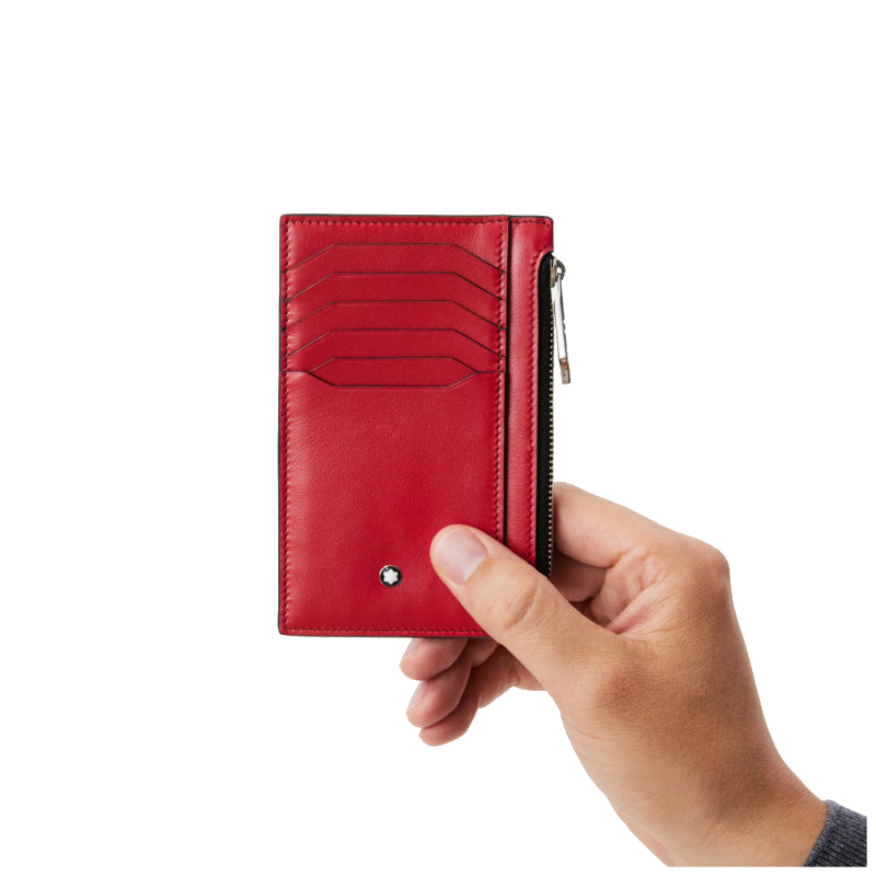 Porte-cartes 8cc Meisterstück avec poche zippée