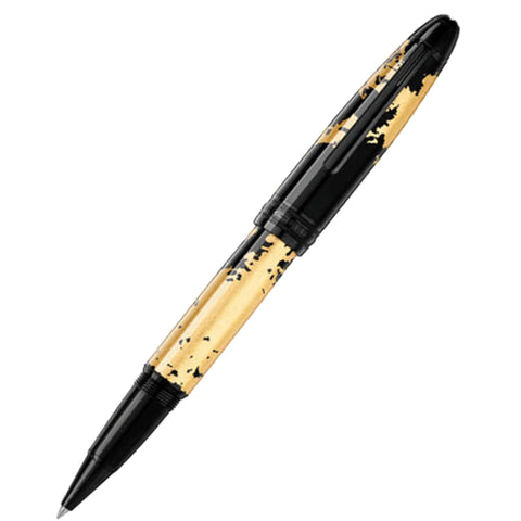 Rollerball Montblanc Meisterstück Solitaire Calligraphy Gold Leaf